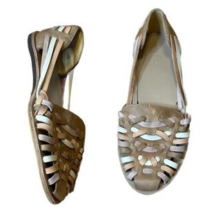 Nisolo Brown and Tan Sandals